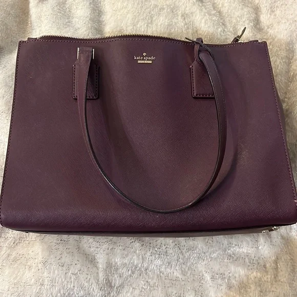 Deep plum Kate Spade large bag - Picture 1 of 9